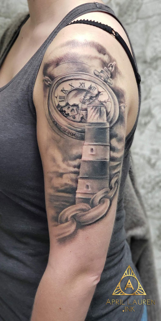 Lighthouse Watch Tattoo