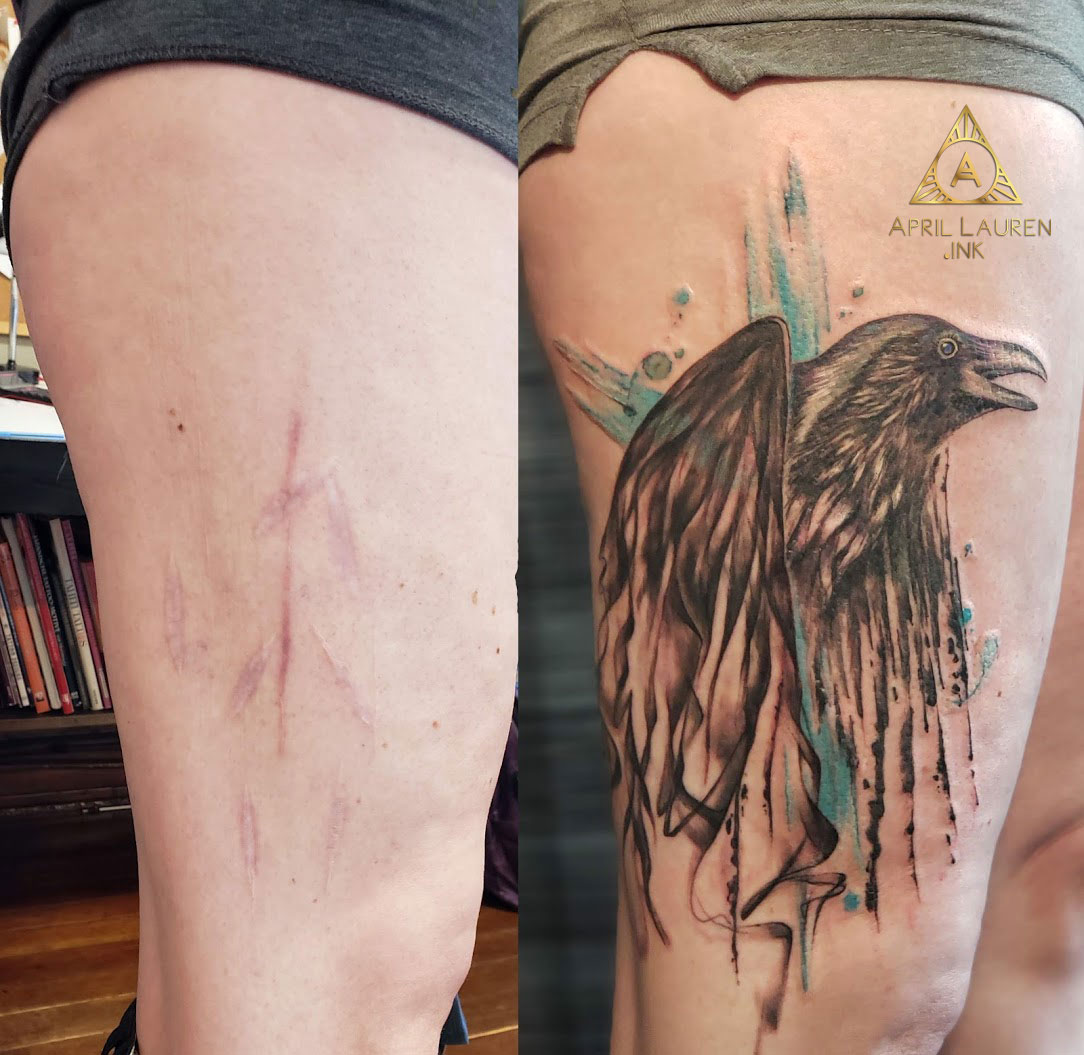 Bird Correction Tattoo