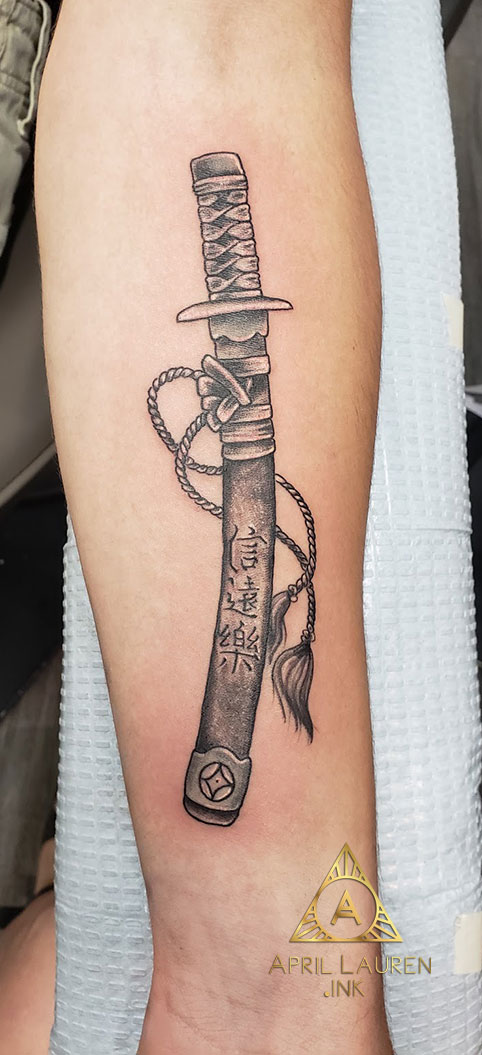 Japanese Sword Tattoo