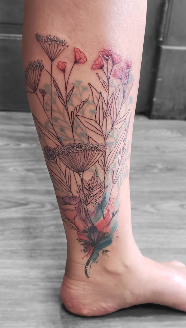 Wildflowers Tattoo